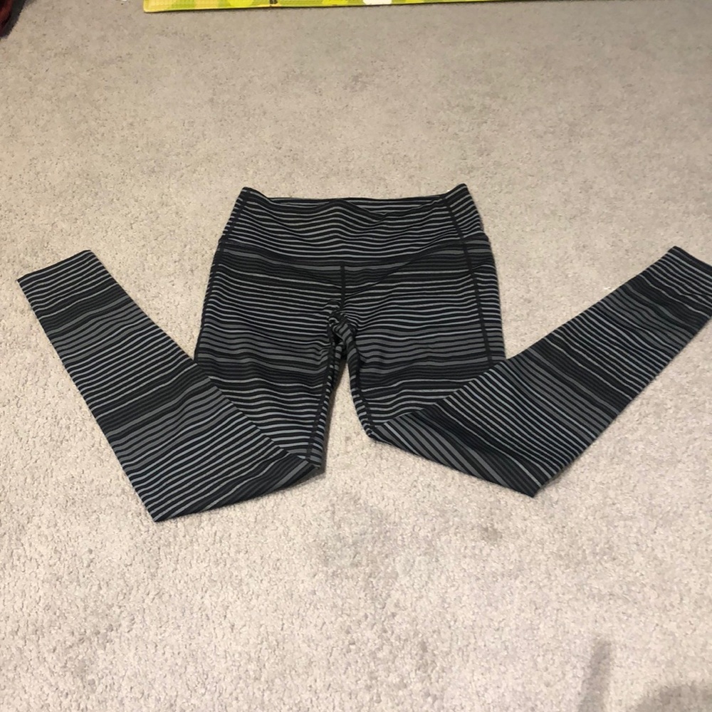Athleta Size S, striped leggings